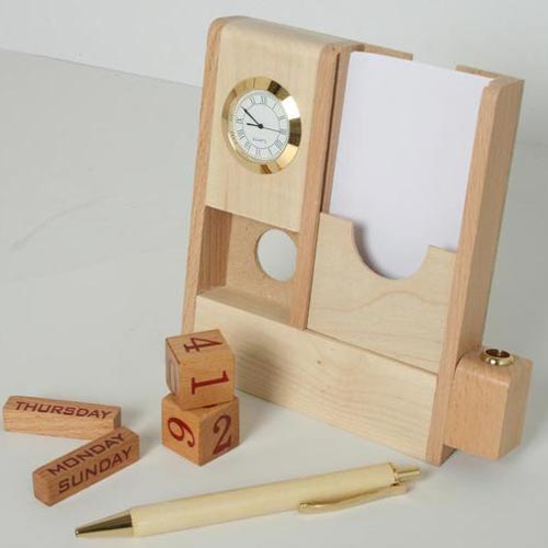 Schreibtisch Set Uhr Bild 2