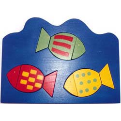Einlegepuzzle Fische Bild 2