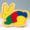 Einlegepuzzle Hase