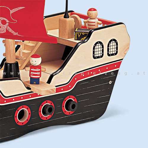 Piratenschiff aus Holz Bild 3