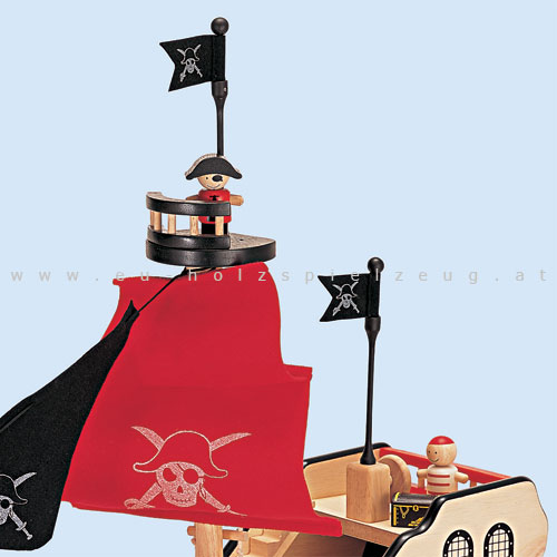 Piratenschiff aus Holz Bild 4